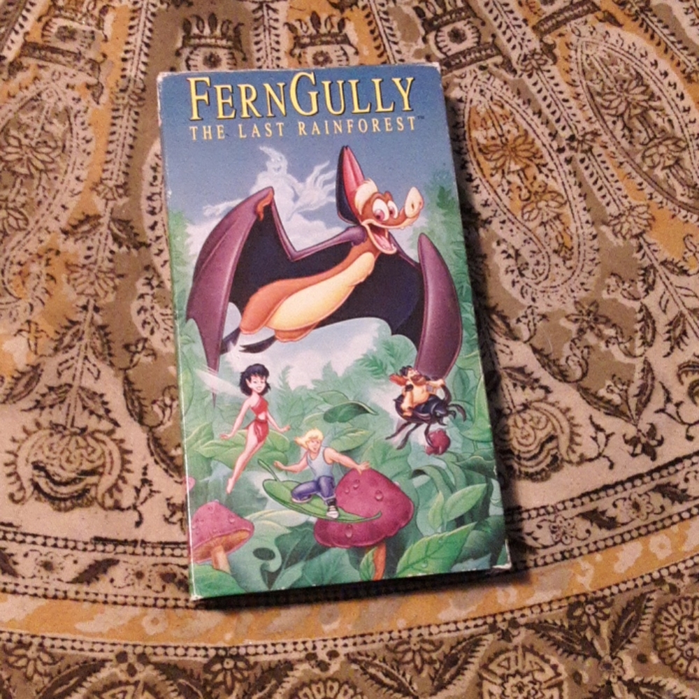 Vintage Fern gully vhs tape